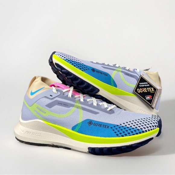 Nike React Pegasus Trail 4 GTX Wolf Grey/Green Size 8 Women NWT - Picture 5 of 6